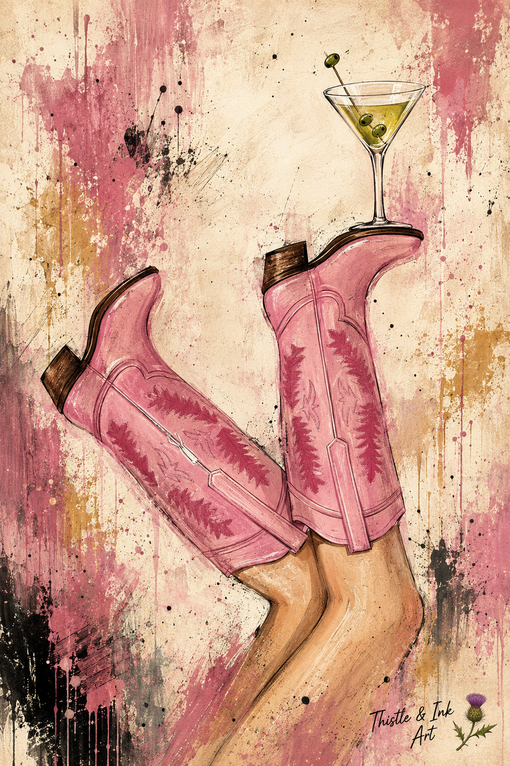 Wild West & Whiskey Art Prints | Thistle & Ink Art