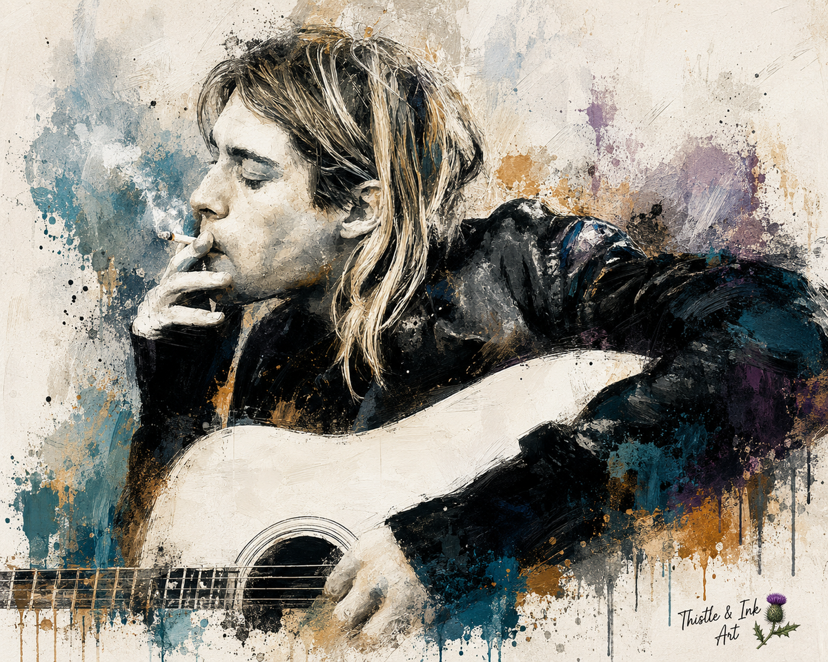 Come As You Are – Grunge Legend Art Print