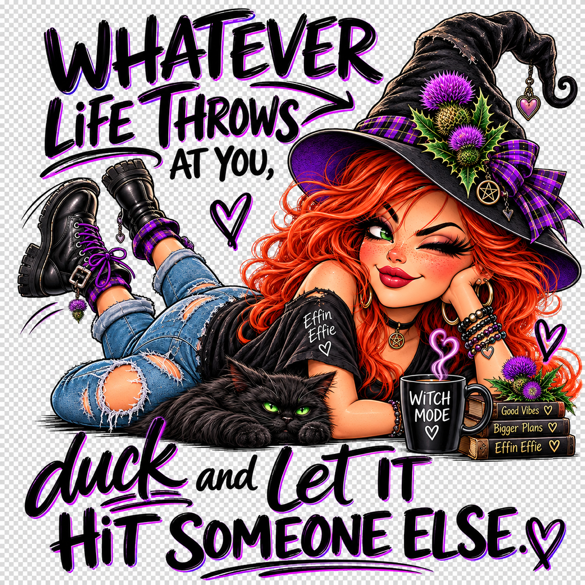 Effin’ Effie – Duck & Let It Hit Someone Else | Funny Scottish Witch