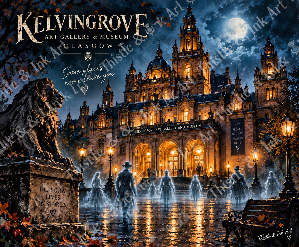 Haunted Kelvingrove – Glasgow Ghosts & Legends Art Print