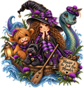 Wee Bit of Magic – Maisie Scottish Witch Art