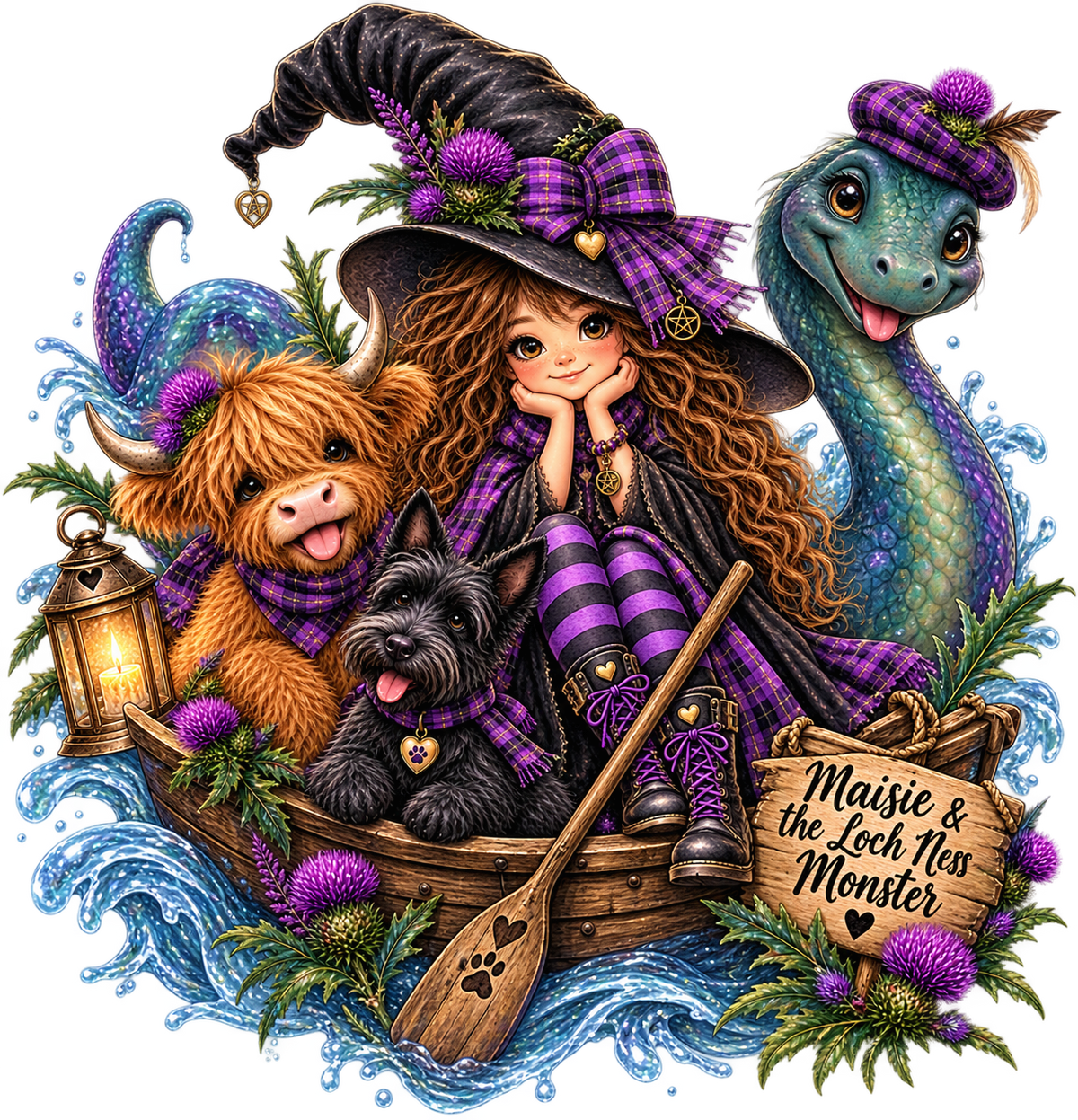 Wee Bit of Magic – Maisie Scottish Witch Art