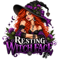 Resting Witch Face – Effin’ Effie Scottish Witch Art