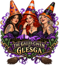 The Gallus Coven of Glesga – Scottish Witches T-Shirt print