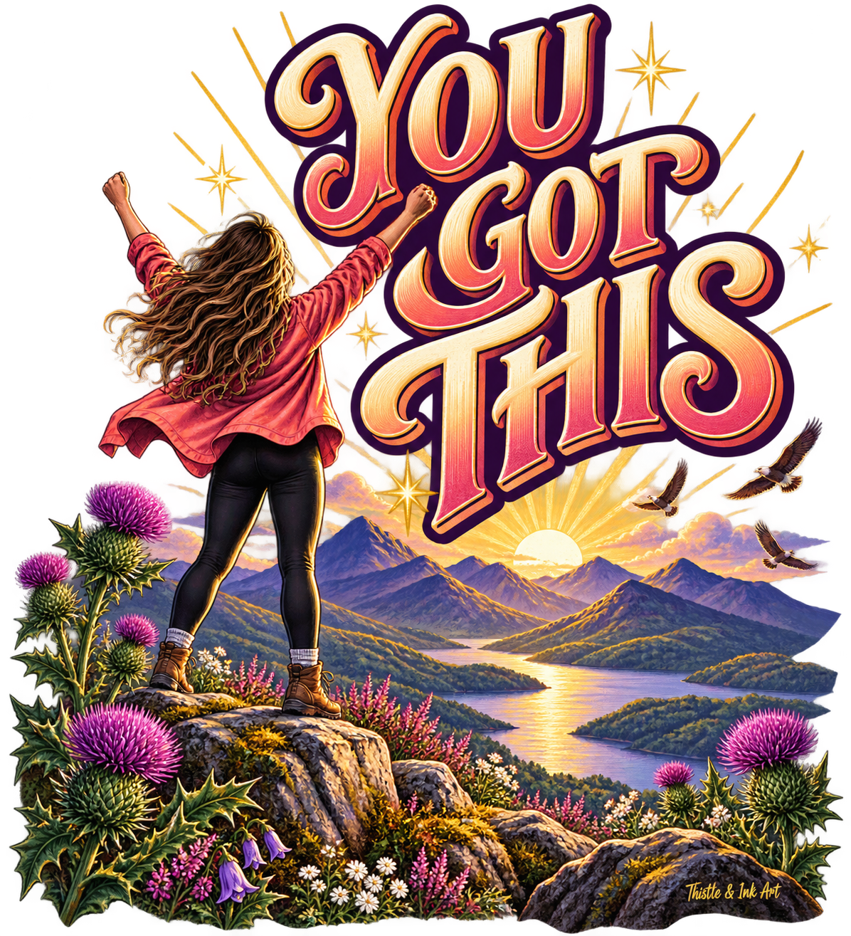 You Got This – Inspirational Scottish Mountain Design