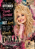 Dolly Parton Dumb Blonde Quote – Tribute Digital Art Print