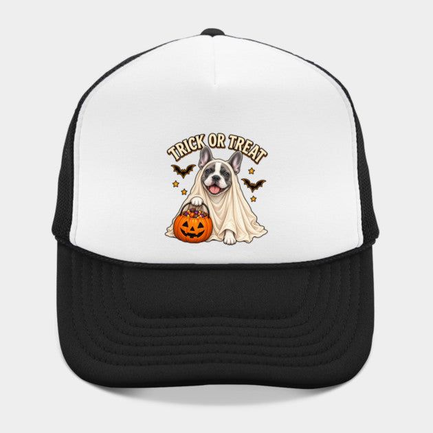 Trick or Treat Frenchie Ghost