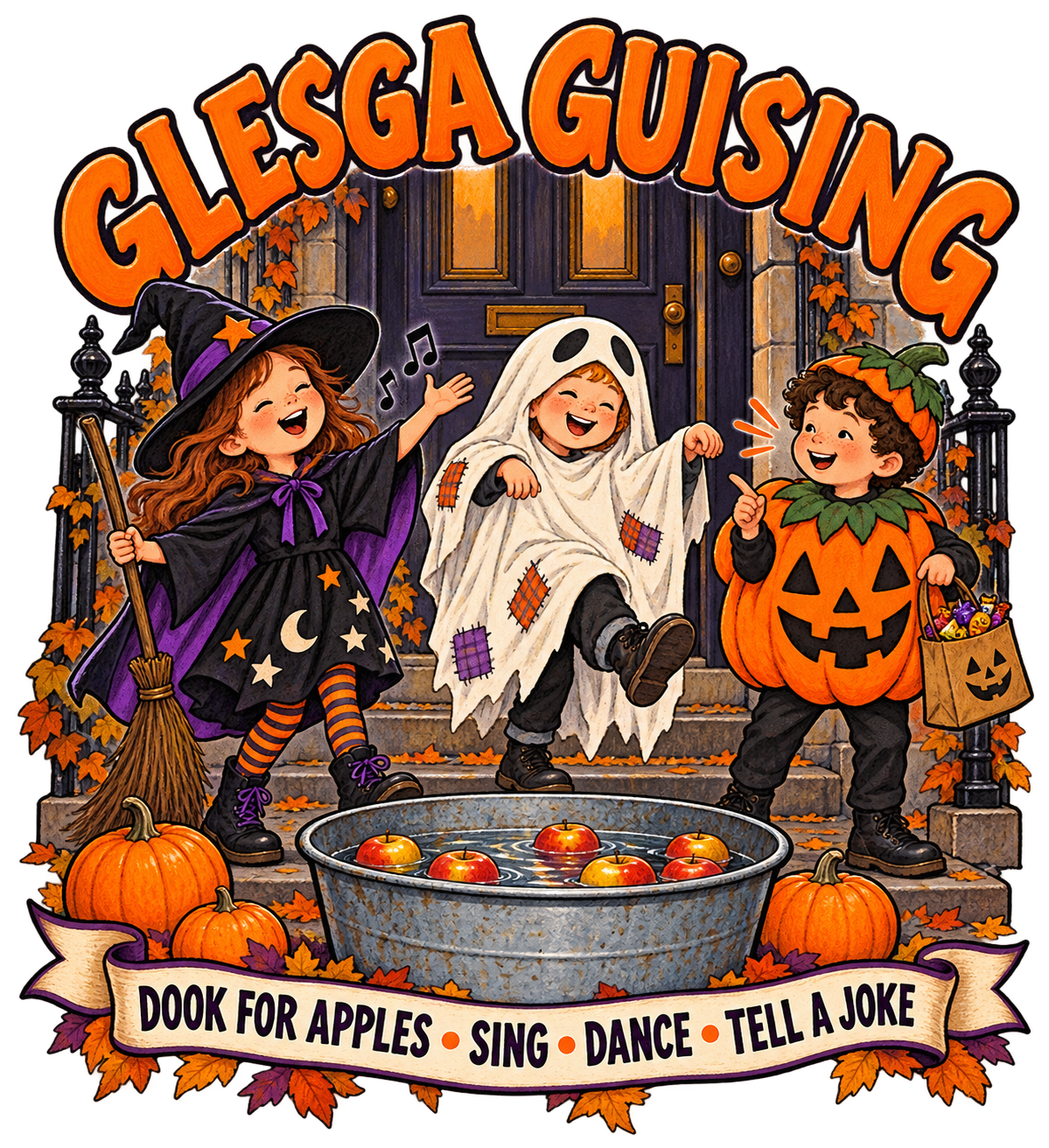 Glesga Guising – Dook for Apples