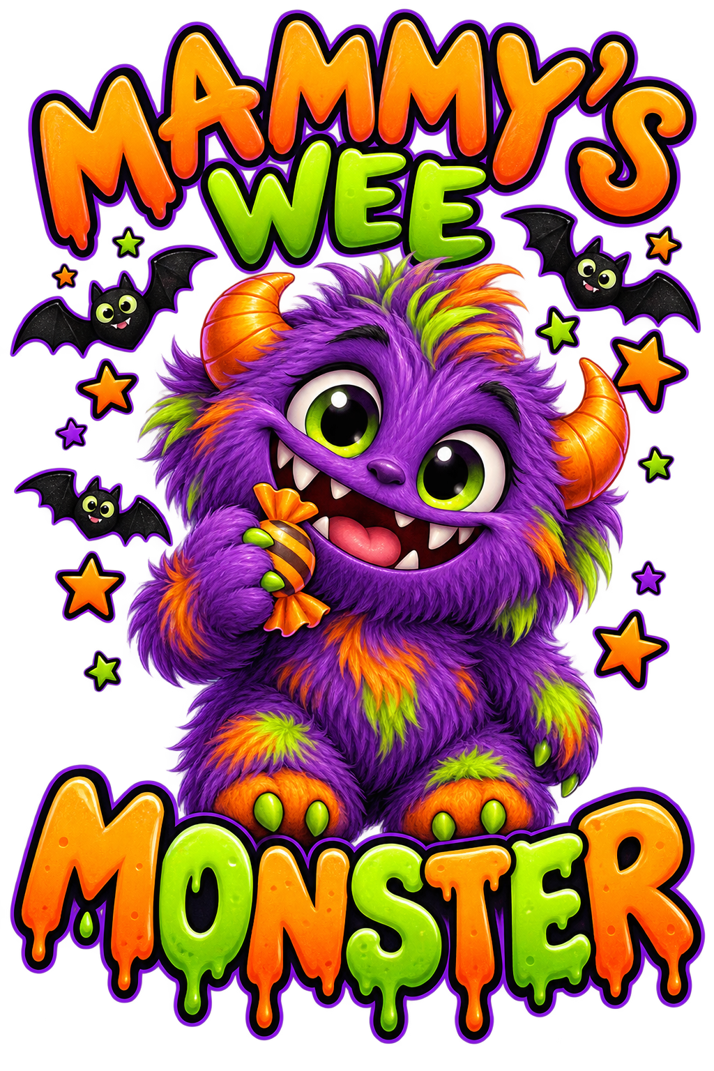 Mammy’s Wee Monster – Cute Halloween Design