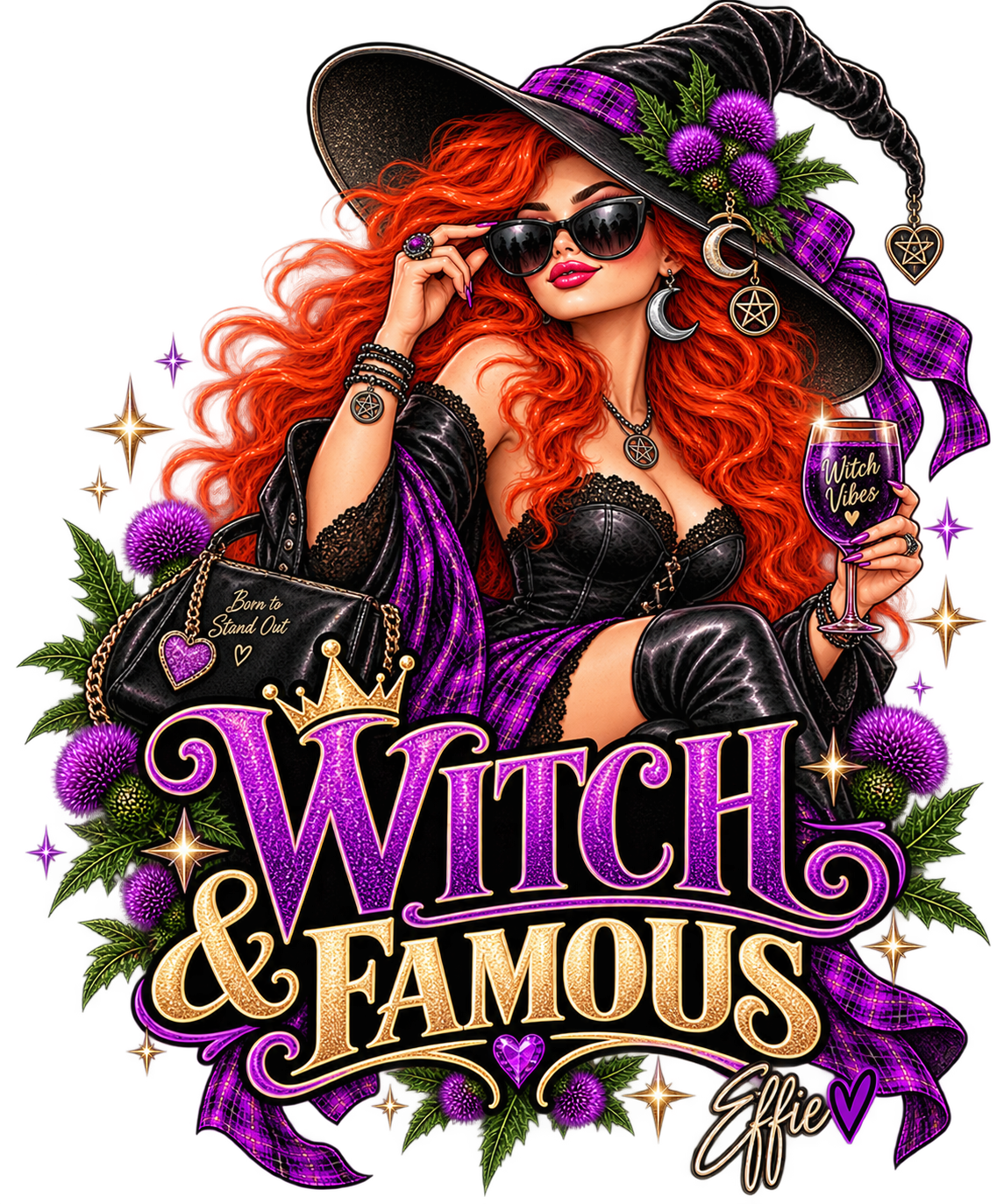 Witch & Famous – Effin’ Effie Scottish Witch Art